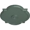 Ekena Millwork Waltz Ceiling Medallion (Fits Canopies up to 5 1/4"), 24"W x 20 1/2"H x 1 1/8"P, Cloud Burst CM24WACBF - alternate 4